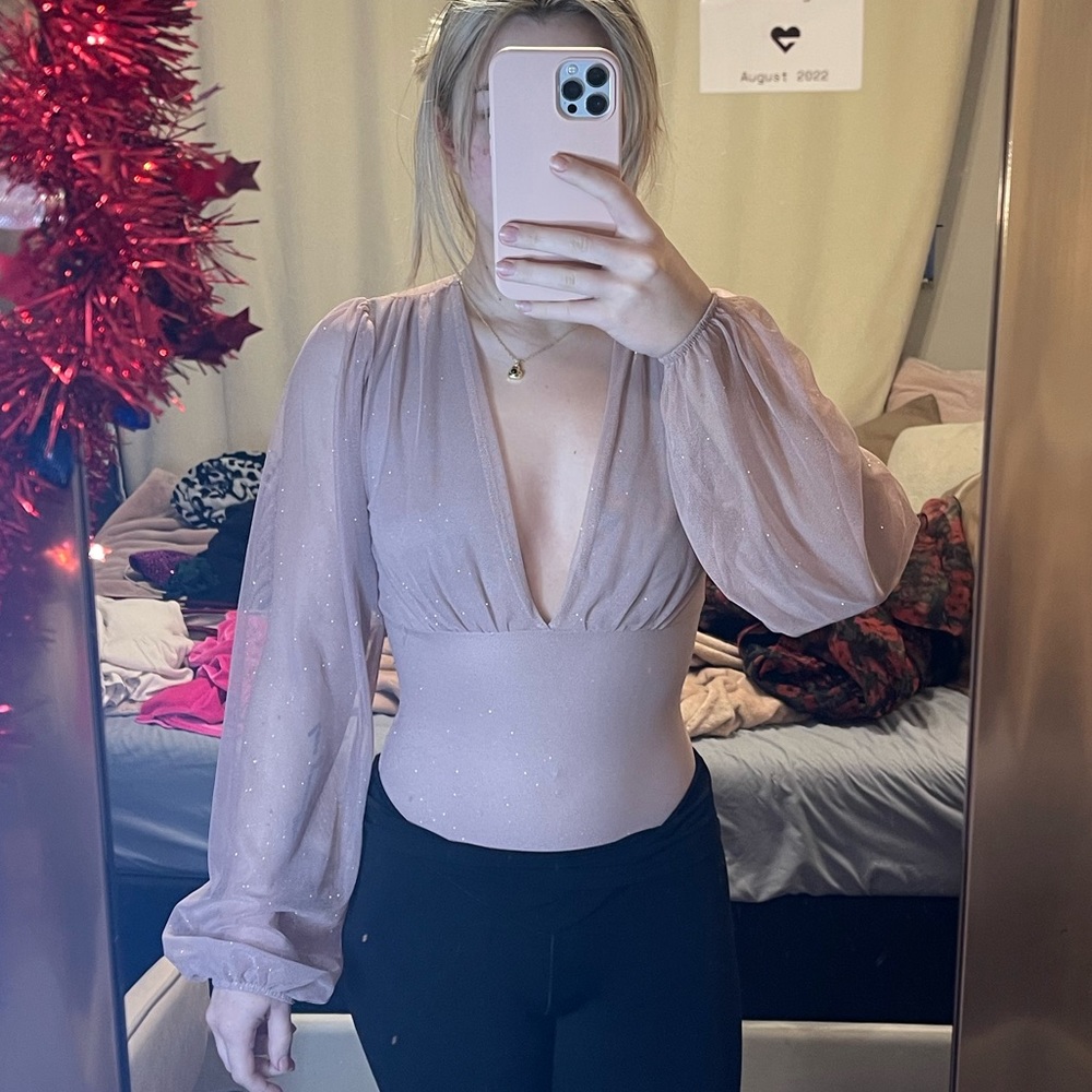 Pink Sparkle Bodysuit